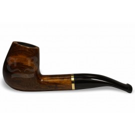 Cachimbo Bertoldi Elite Dourado – Chifre Natural (Filtro Permanente)